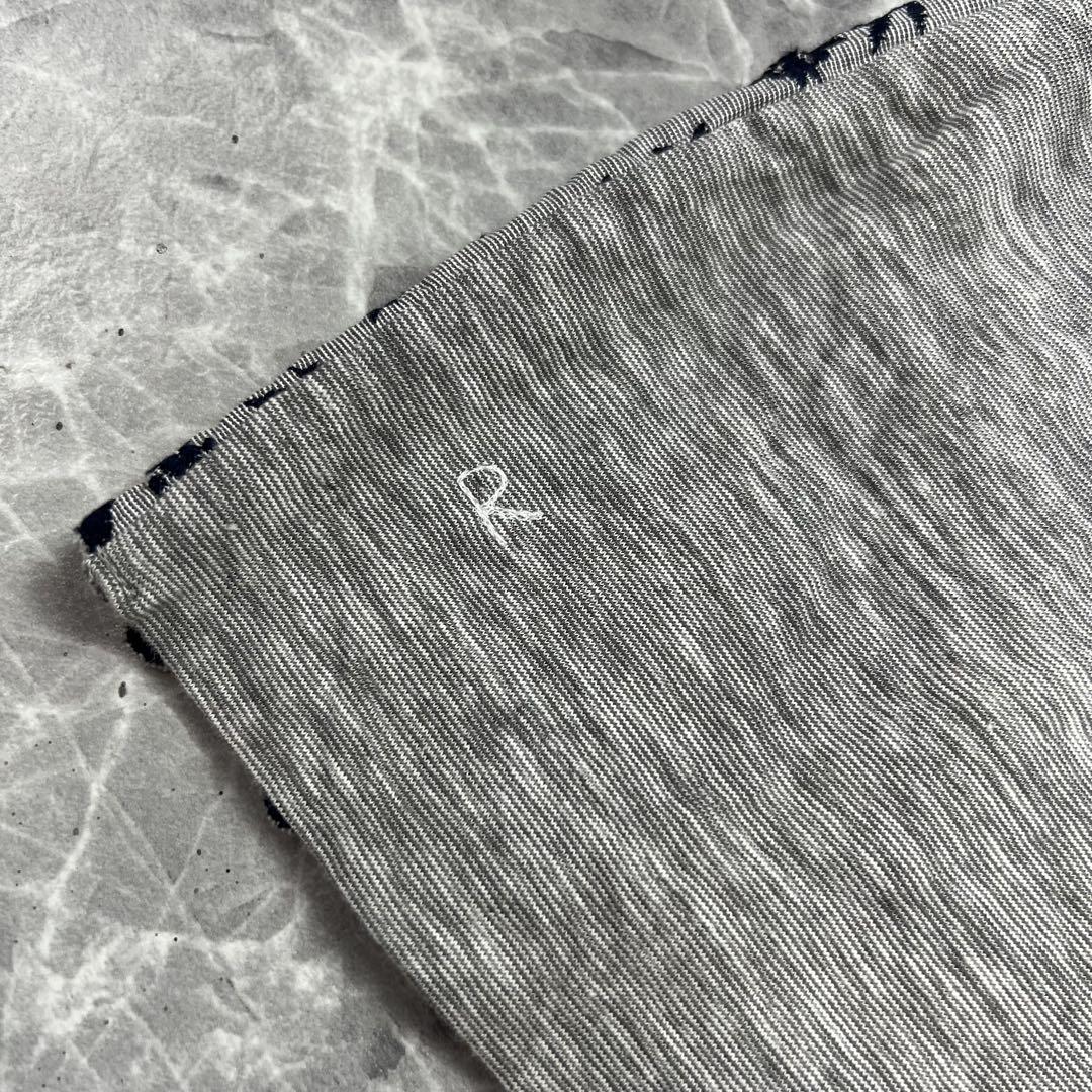 現行品♡45Rハケ目✕天竺刺繍Tシャツ　トップス　長袖 フリーサイズ