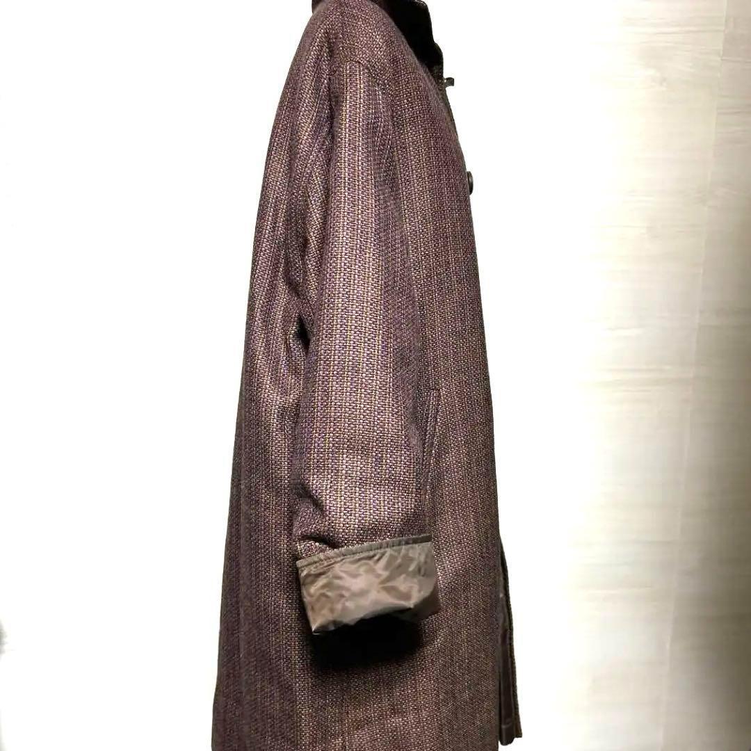 美品　MISSONI ミッソーニ　リバーシブル　コート　ダウン　ブラウン