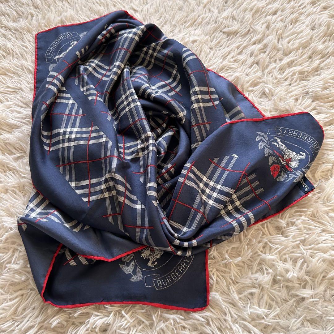Burberry's バーバリーズ スカーフ シルク 100% ノバチェック
