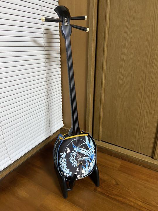 【完売品】沖縄三線/月桃デザイン希少品