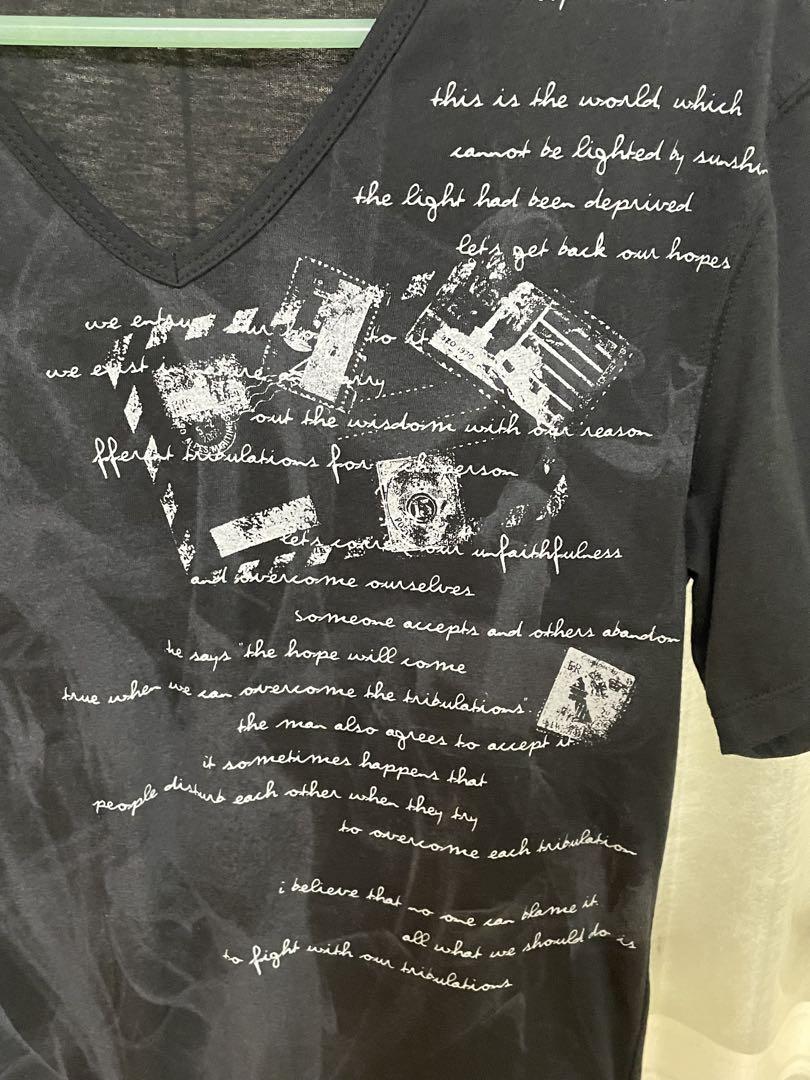 Printstar Vネック Tシャツ メンズ 大きいサイズ 半袖 無地 厚手
