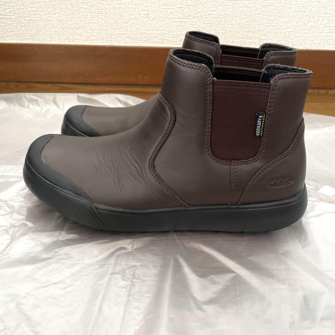 KEEN キーン　チェルシーブーツ　23.5 防水　ブラウン