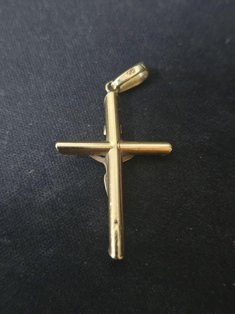18金 クロス ペンダント キリスト INRI ナザレの王イエス