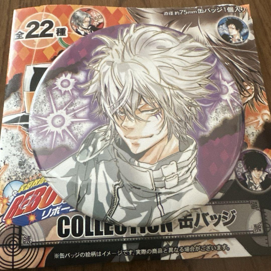 家庭教師ヒットマンREBORN コレクション缶バッジ 白蘭