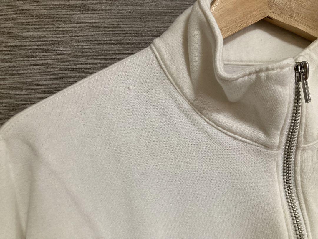 Abercrombie&Fitch M ロンT 裏起毛　ハーフジップ