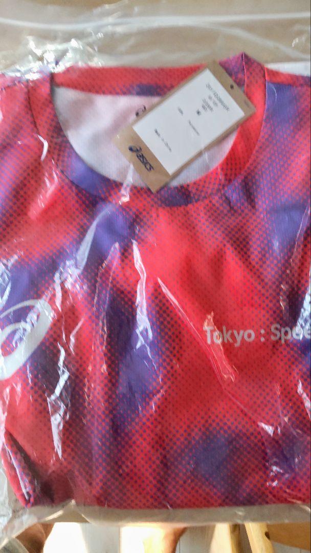 未着用 asics Tokyo Speed Race Tシャツ　Mサイズ ２枚組