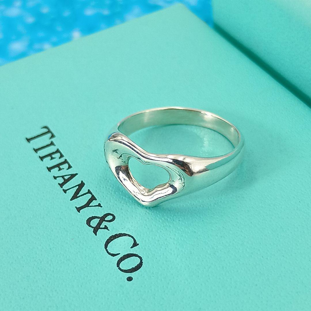 TIFFANY&Co.ティファニー　11号 オープンハートリング　シルバー　指輪
