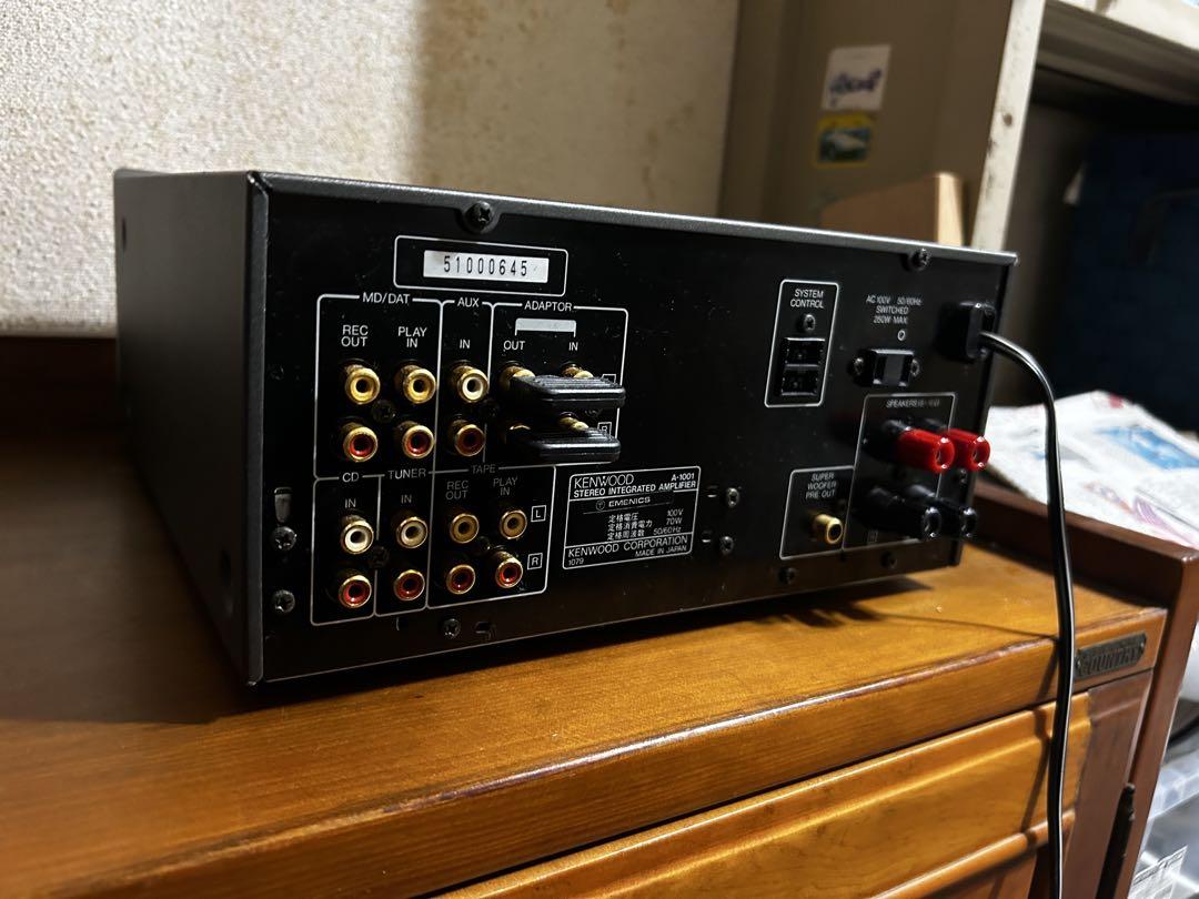 KENWOOD a-1001 プリメインアンプ 動作確認済