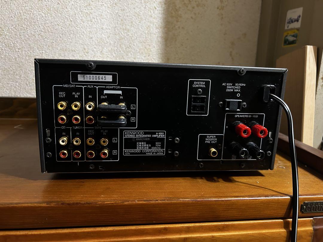 KENWOOD a-1001 プリメインアンプ 動作確認済