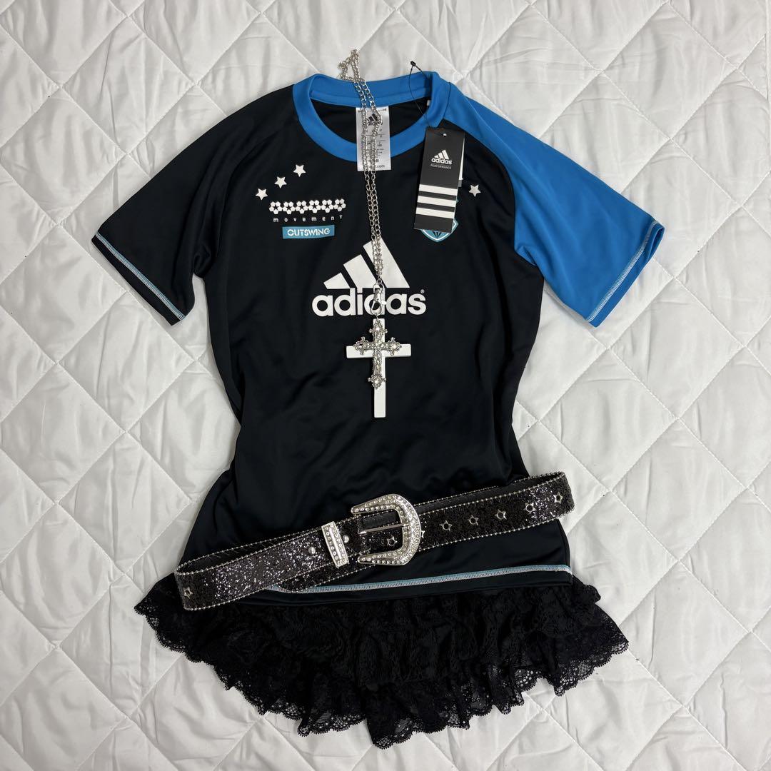 ❤︎ y2k adidas平成ギャル ピチt グランジ マクブリング 英字プリント ❤︎ y2k adidas平成ギャル ピチt グランジ マクブリング 英字