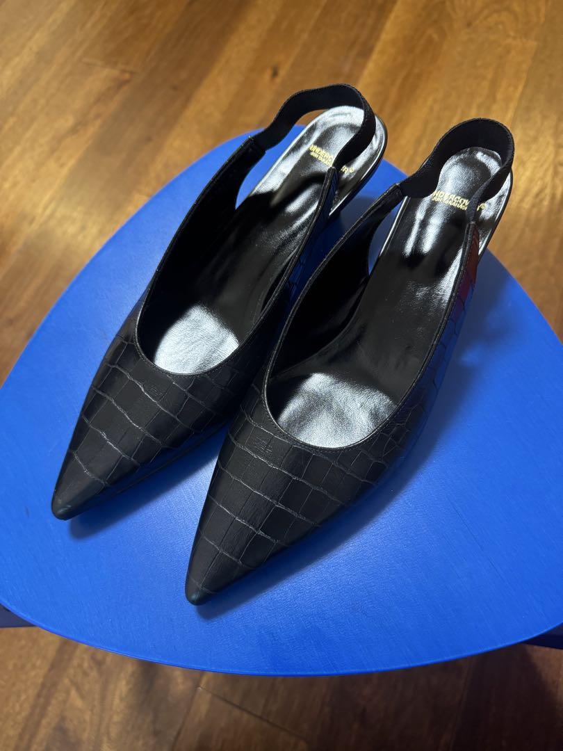UNDERCOVER クロコダイルエフェクト パンプス 24.5cm