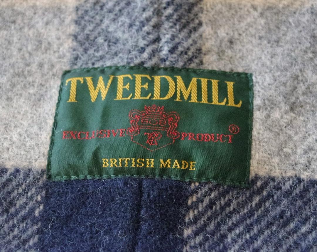 ツイードミル TWEEDMILL チェック柄ウールスヌード ネックウォーマー