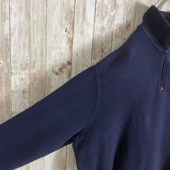 HOTお得 刺繍 ハーフジップ スウェット NnbIR-m57088885820 ポロバイラルフローレン 大得価正規品
