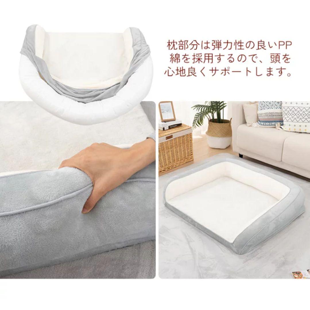 ふかふか ペットベッド❤高品質 カバー取り外し可 犬 猫 ペット XL ブラウン