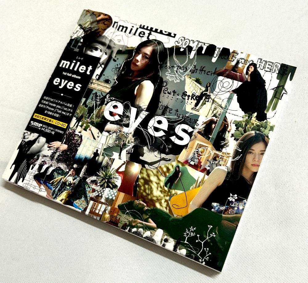 【新品未開封】milet eyes 初回生産限定盤 A CD + Blu-ray 帯あり milet CD eyes(初回生産限定盤A)(Blu-ray Disc付)