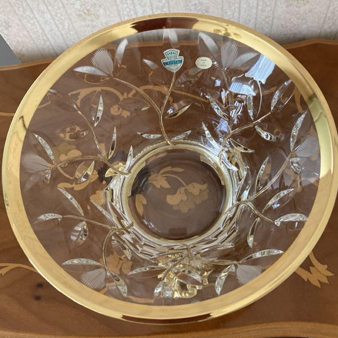 ブランチ　CREART ITALY CRYSTAL24% LEAD花器