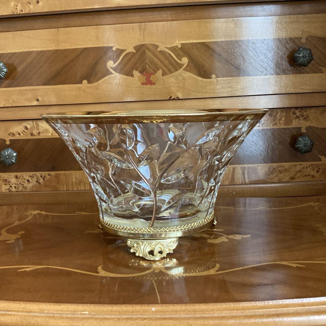 ブランチ　CREART ITALY CRYSTAL24% LEAD花器