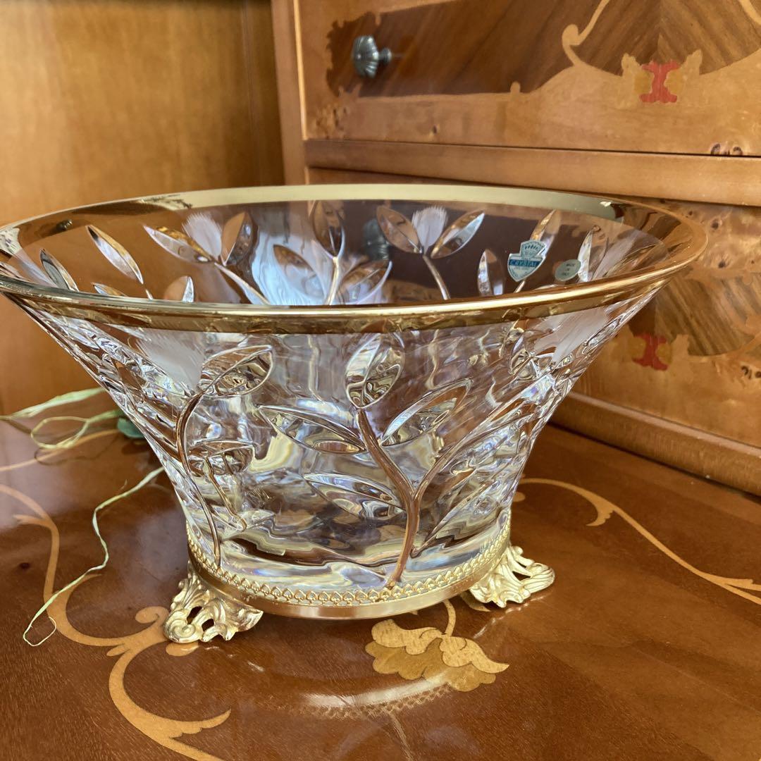 ブランチ　CREART ITALY CRYSTAL24% LEAD花器