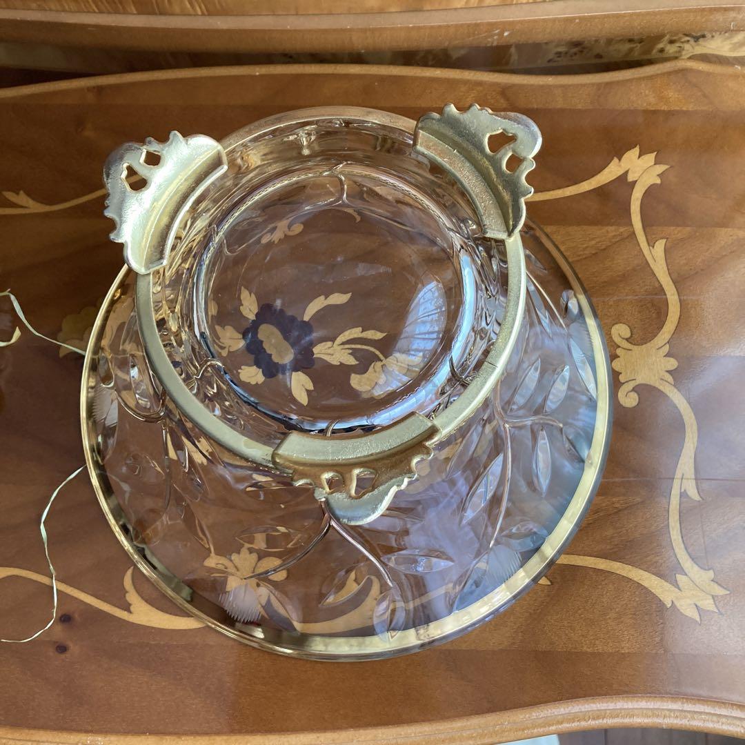 ブランチ　CREART ITALY CRYSTAL24% LEAD花器