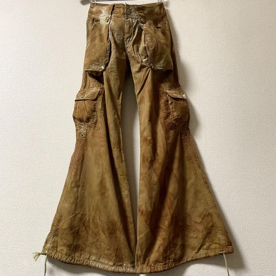 パンツ 00s archive goa parachute cargopants y2k 00s G.O.A goa archive parachute gimmick cargo pants ゴア