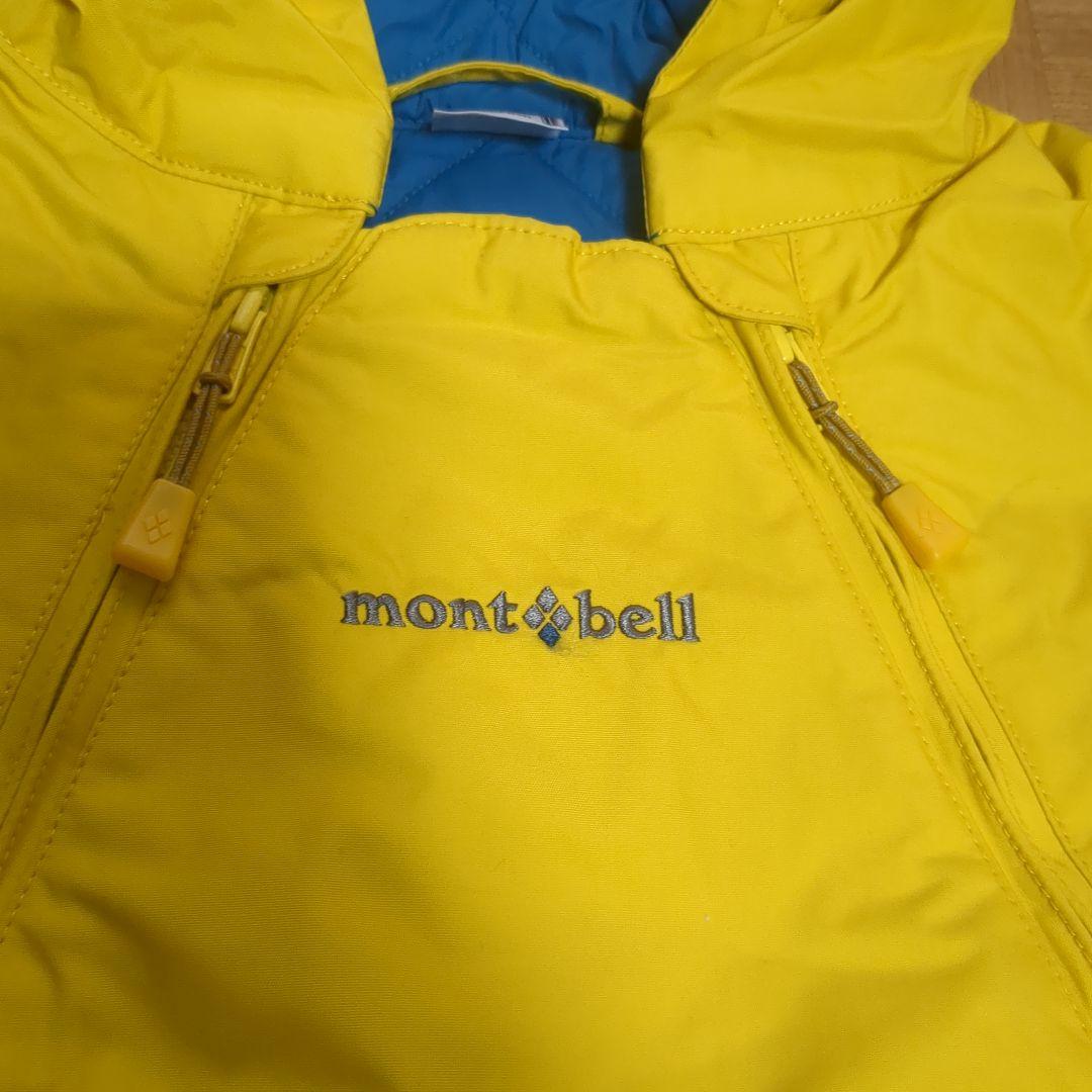 montbell 子供用スキーウェア 90 黄色