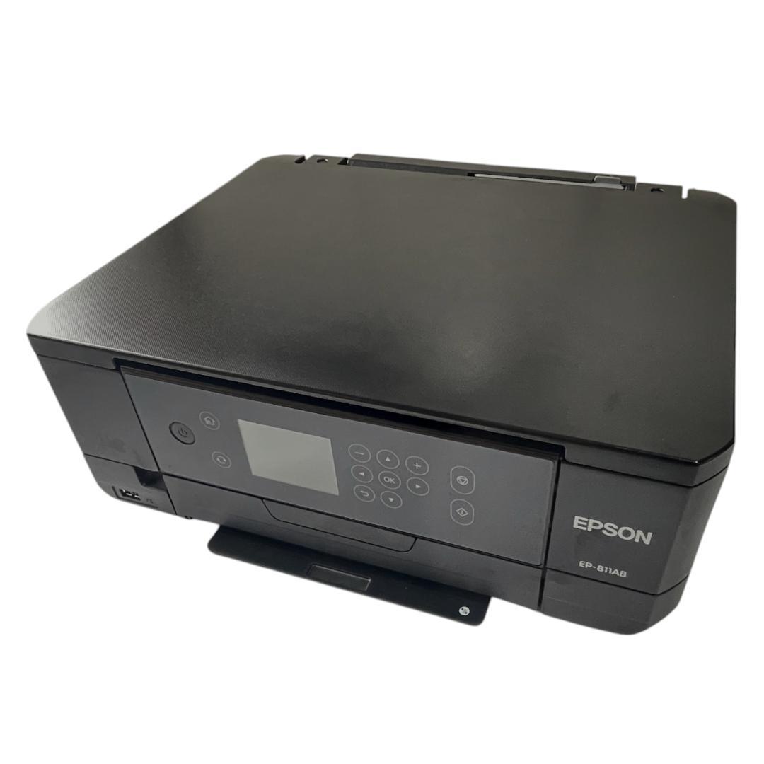 EPSON インクジェットカラープリンターEP-811AB【インクおまけ付き】