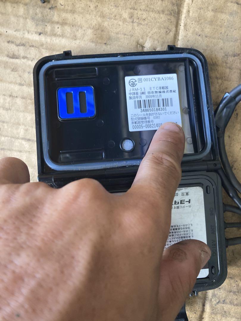 JRM-11 セットアップ済 動作確認 バイク用ETC ETC ETC車載器