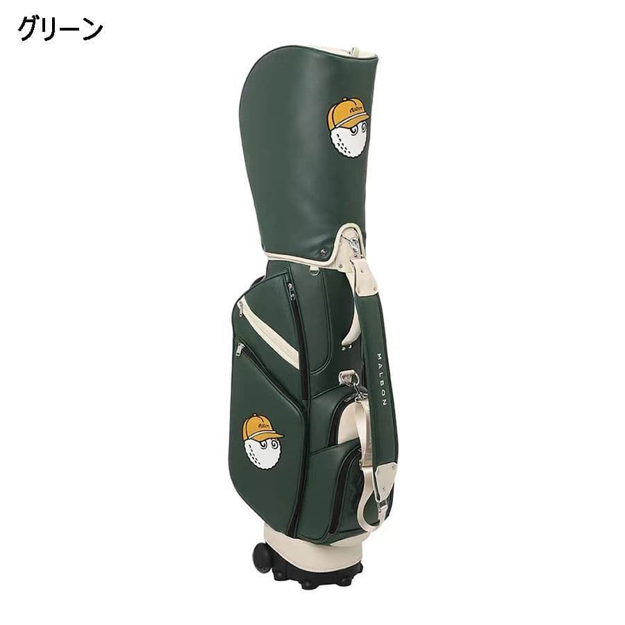 MALBON GOLF ゴルフバッグ キャスター付 キャディバッグ