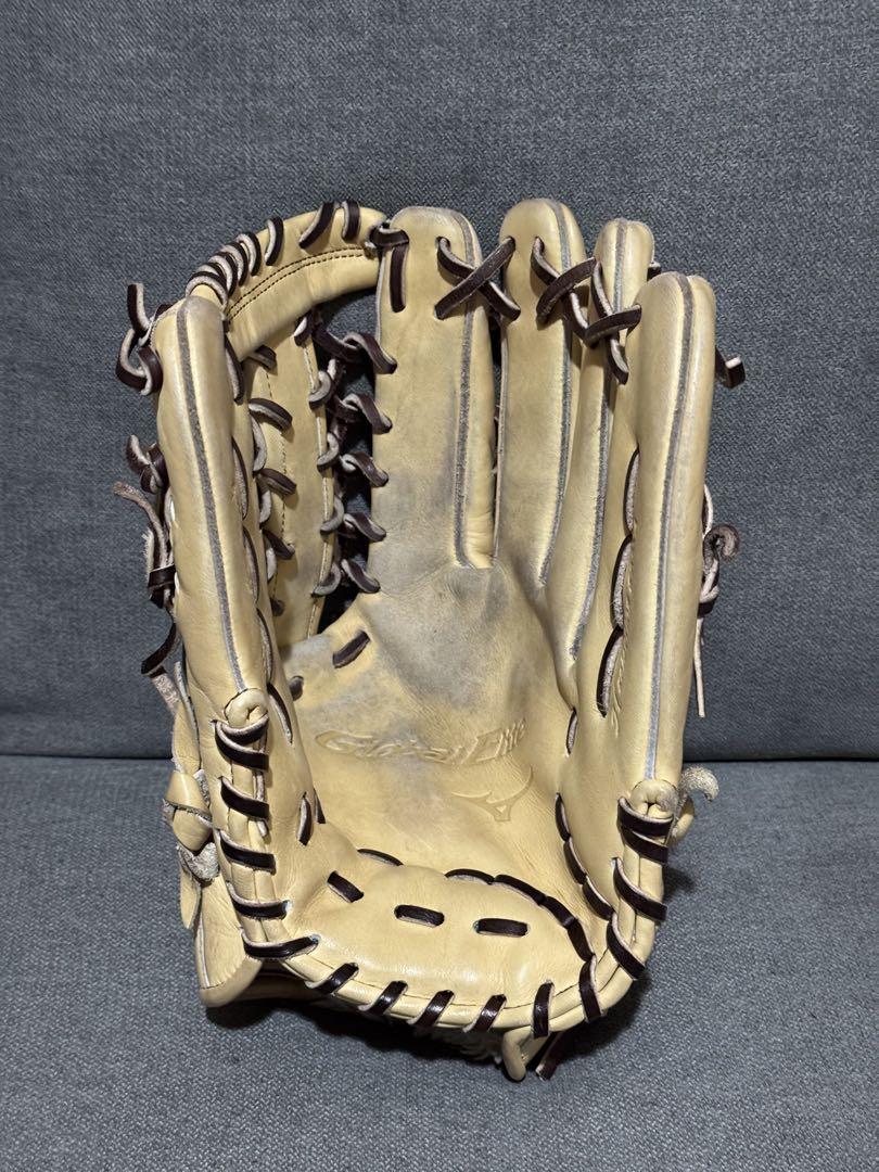 Mizuno グローバルエリート　軟式外野手用グローブ ミズノ軟式グラブ