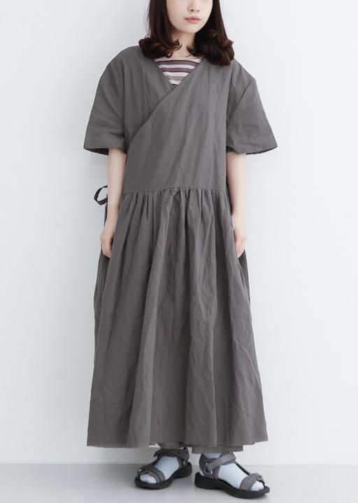 リネンミックスカシュクールギャザーワンピース Merlot Ikyu Buyee 온라인 대리 쇼핑 서비스 リネンミックスカシュクールギャザーワンピース Merlot Ikyu Buyee 온라인 대리 쇼핑 서비스