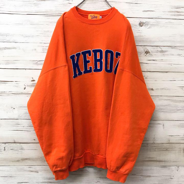 【新品タグ付き】ケボズ Keboz☆スウェット XXL デカロゴ オレンジ 橙色 楽天市場】keboz（性別メンズ）（スウェット・トレーナー