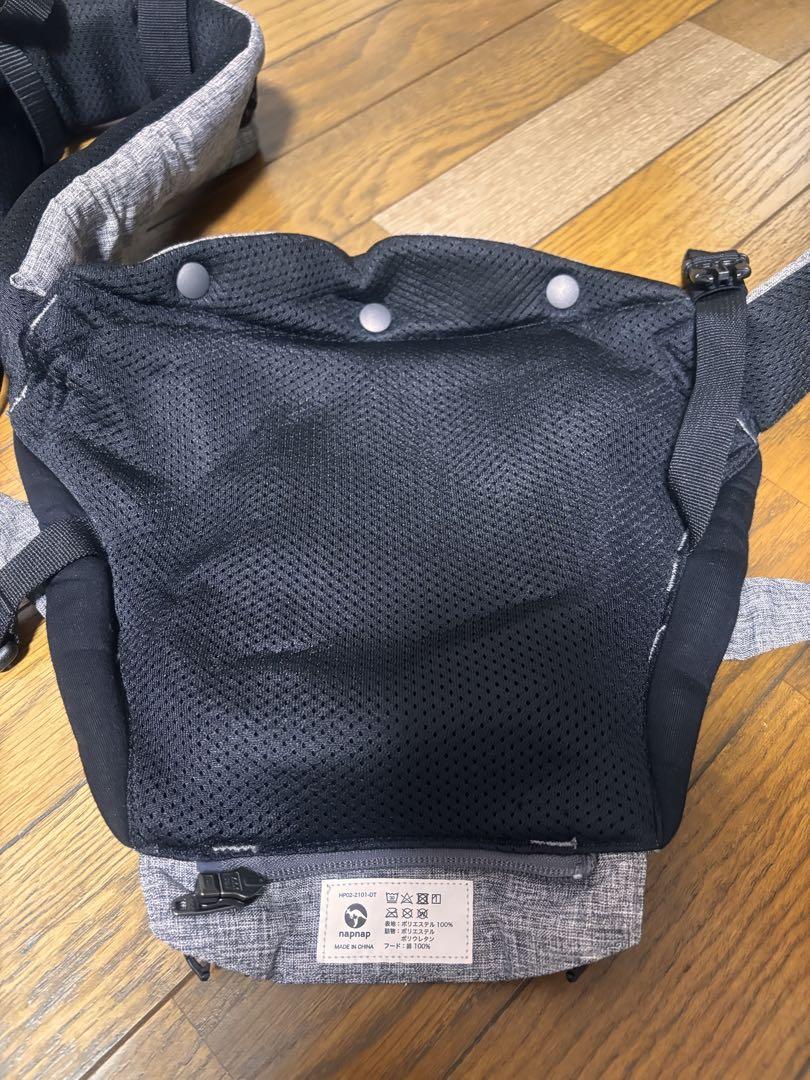 【美品】napnap Tran ヒップシート抱っこひも