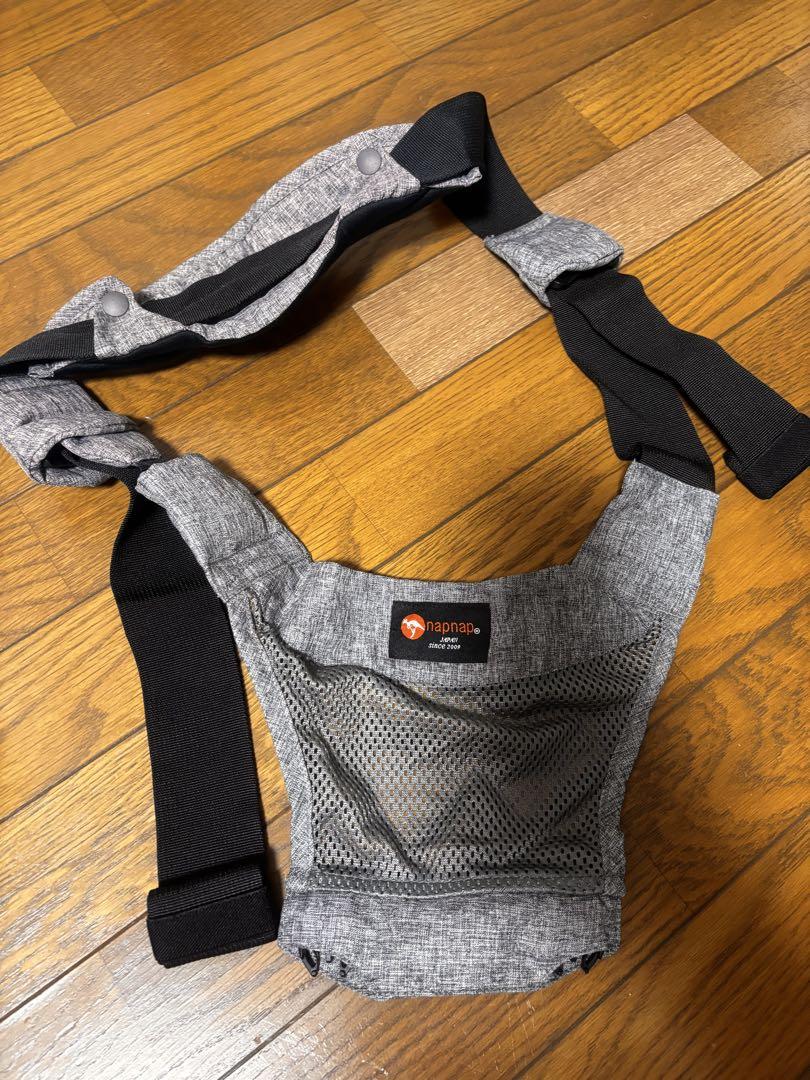 【美品】napnap Tran ヒップシート抱っこひも