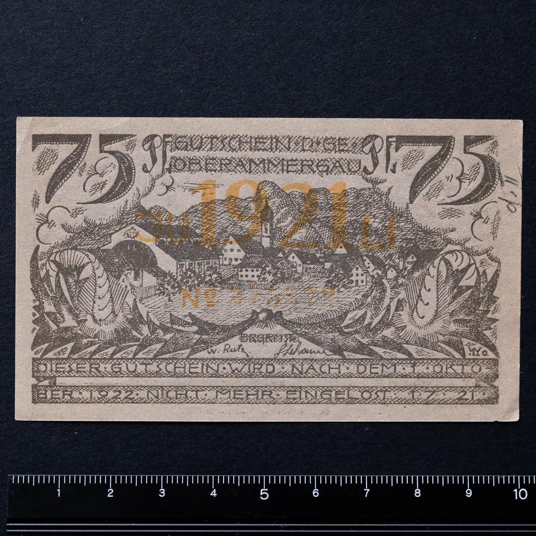 ドイツ ノートゲルト 4枚セット 1921年当時物 古銭 - 通販