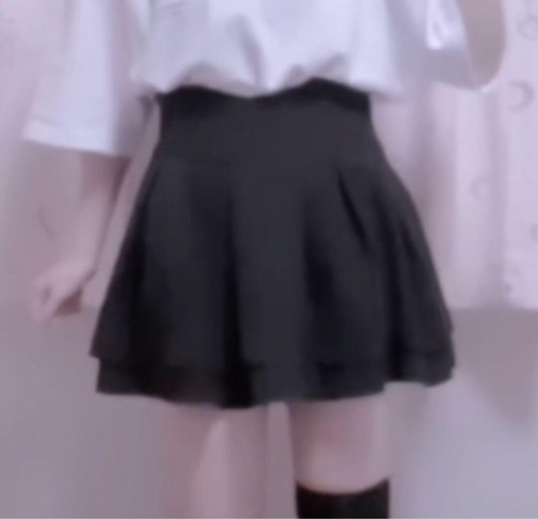 ミシェルマカロン 美脚スカート 黒 m