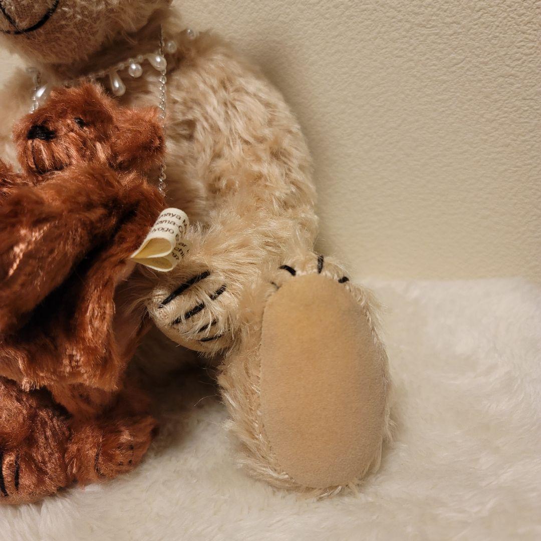 Miyuki Bears ハンドメイド ぬいぐるみ ベージュ 約30cm