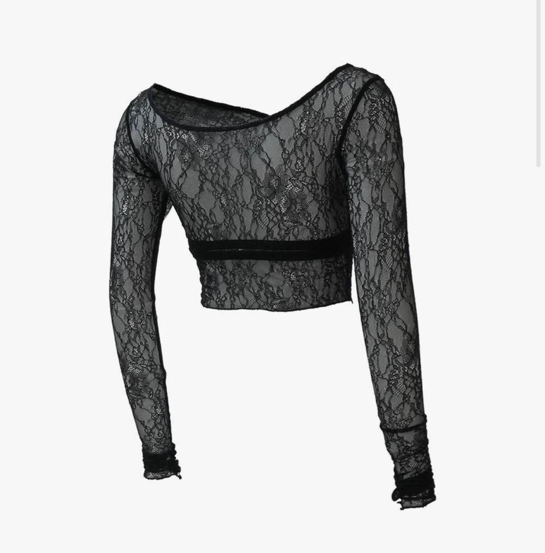 theredthread ザレッドスレッド S split lace tops - メルカリ