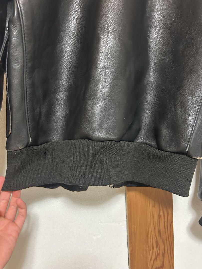 vanson 肉厚レザージャケット a-2 36サイズ