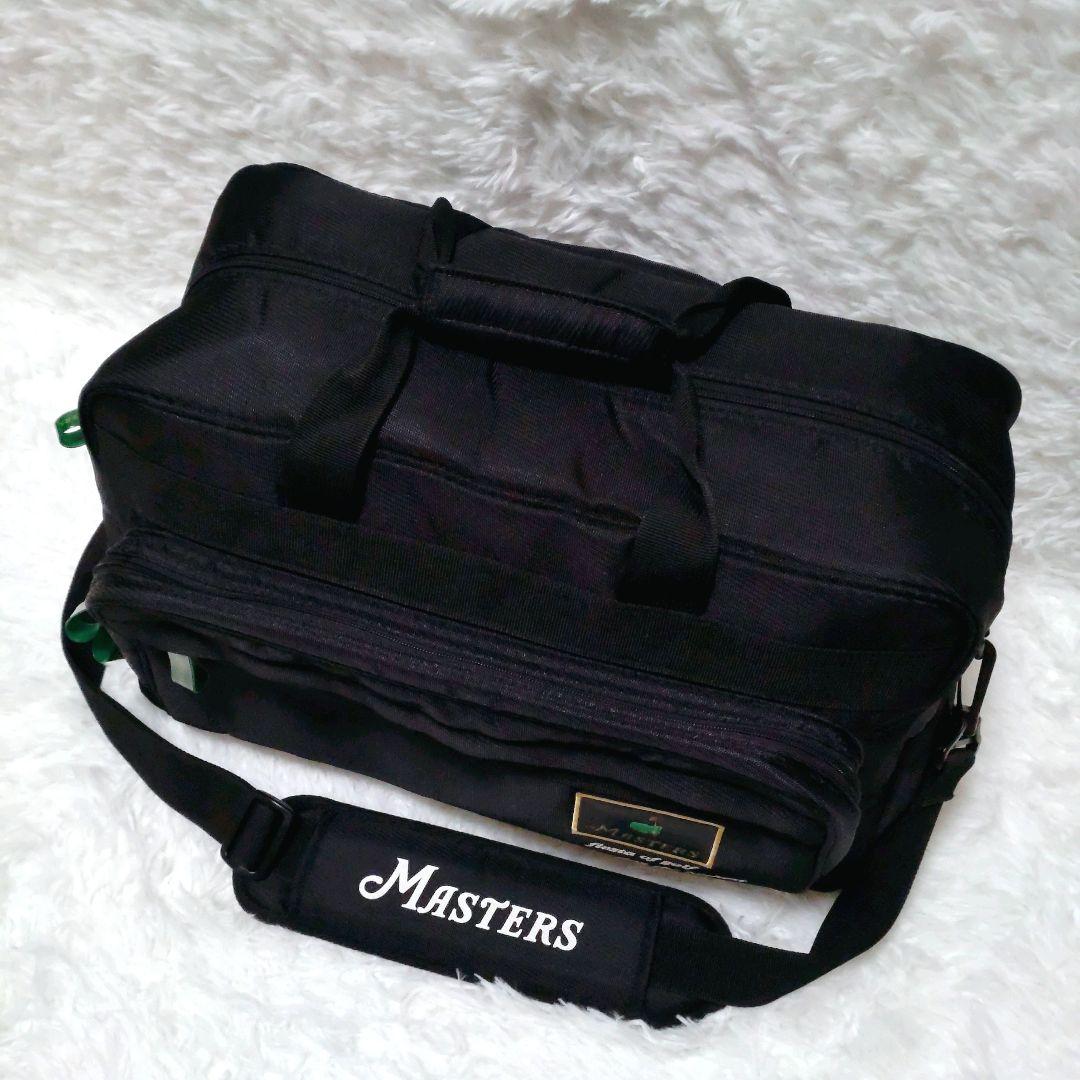 【美品】 MASTERS マスターズ ボストンバッグ ブラック 黒 ショルダー