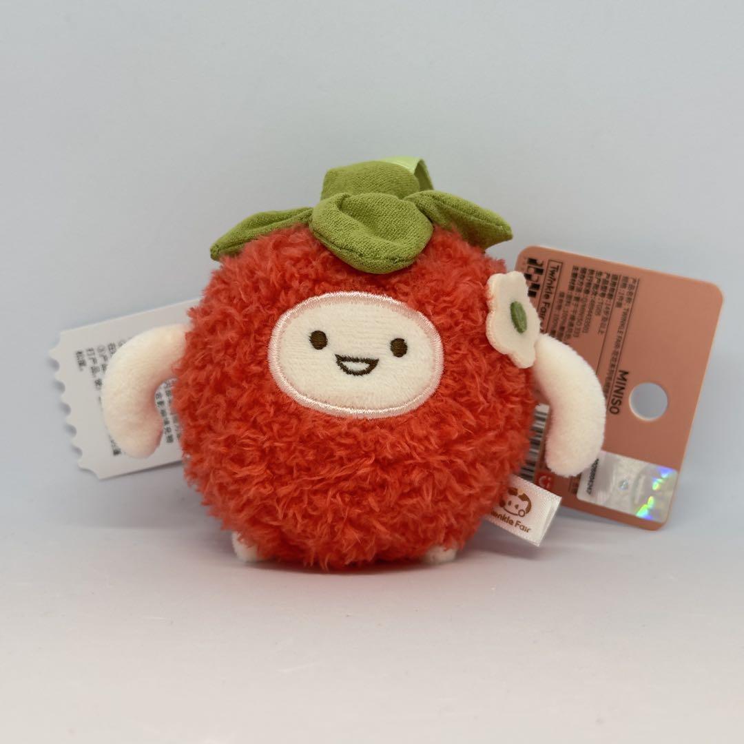 半額以下で買えるクーポン特集 日本未発売 恋と深空 ハッピートマトぬいぐるみ MINISO × ぬいぐるみ人形