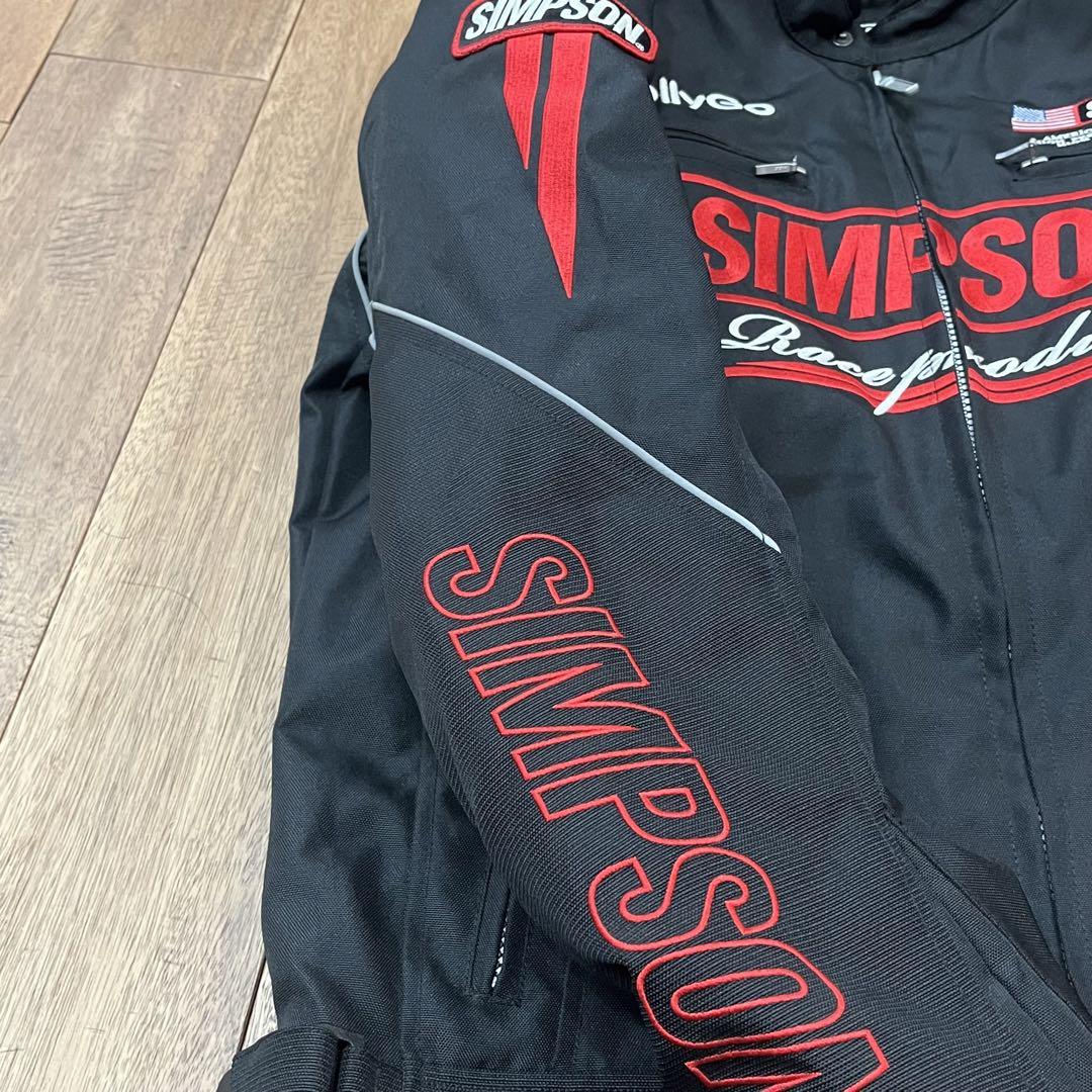 極美シンプソンSIMPSONライダースジャケット　サイズLL 近年モデル