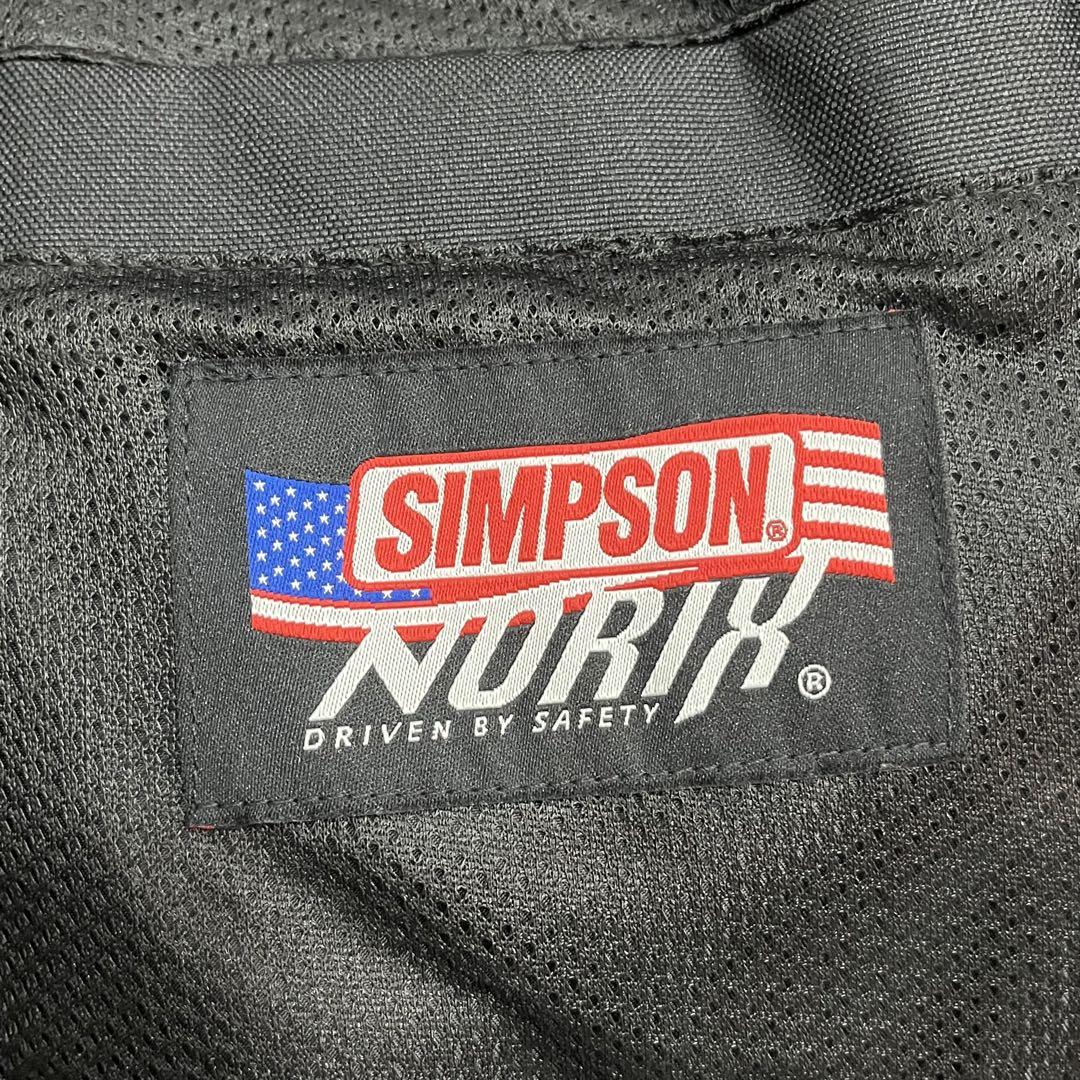 極美シンプソンSIMPSONライダースジャケット　サイズLL 近年モデル