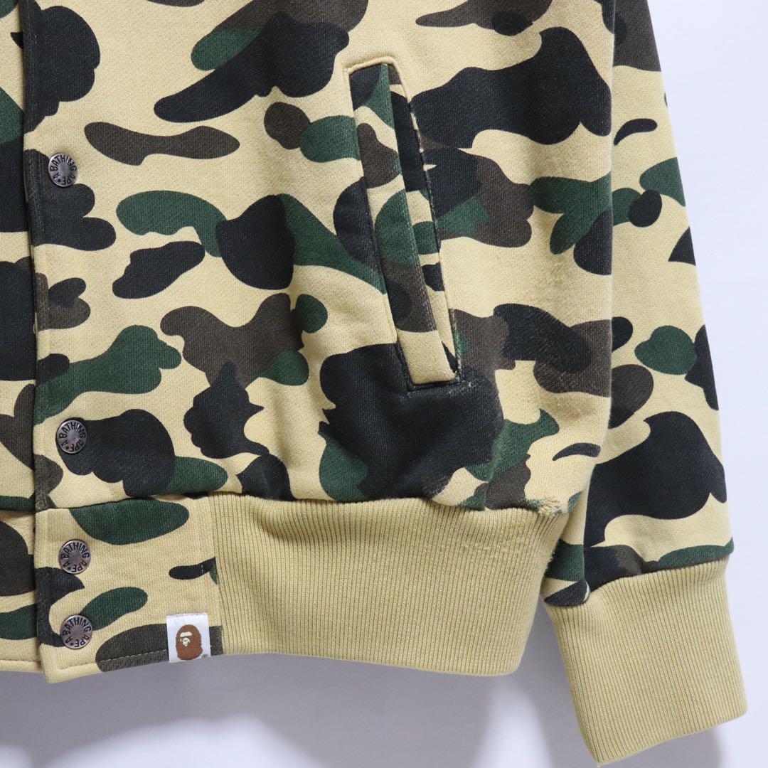 A Bathing Ape 迷彩スタジャン Sサイズ 希少】A BATHING APE 迷彩スタジャン