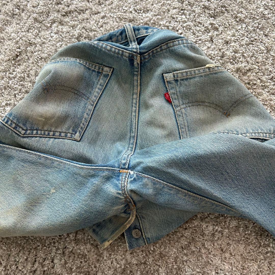 LEVI’S 501 66後期 ボタン裏6 70s デニム リペア セルビッチ LEVI’S 501 66後期 ボタン裏6 70s デニム リペア セルビッチ