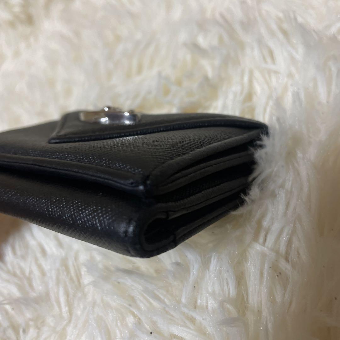 【美品】 Vivienne Westwood  三つ折り財布 オーブ ブラック
