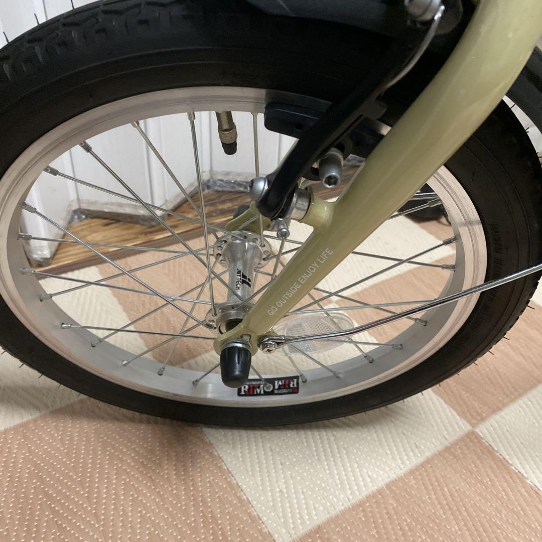 キャプテンスタッグ　折りたたみ自転車　 AL-FDB 161 ラテカラー