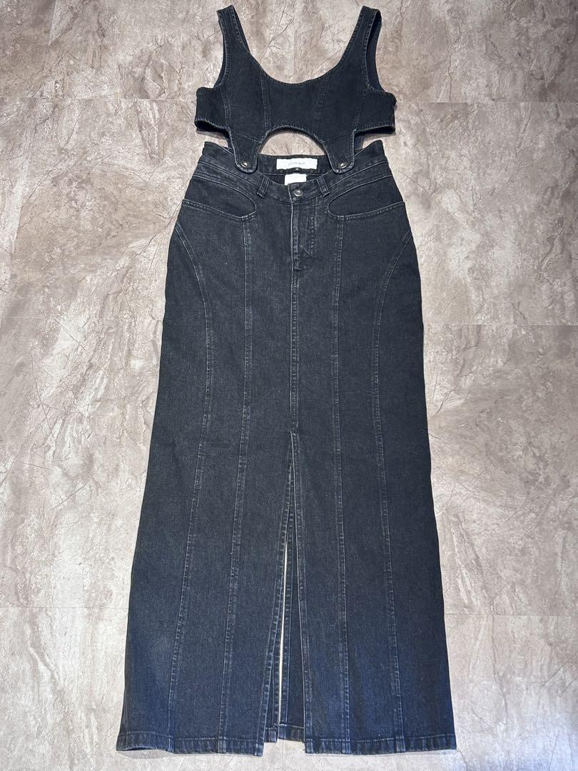 LE CIEL BLEU Convertible Denim デニムワンピース