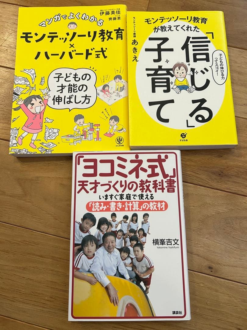 モンテッソーリ育児本4冊まとめ売り モンテッソーリ教育 全6巻揃 モンテッソーリ教育を学ぶための