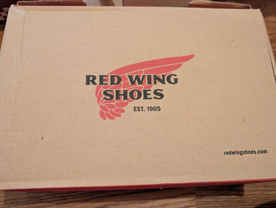 ネイビー レザー RED WING ブーツ