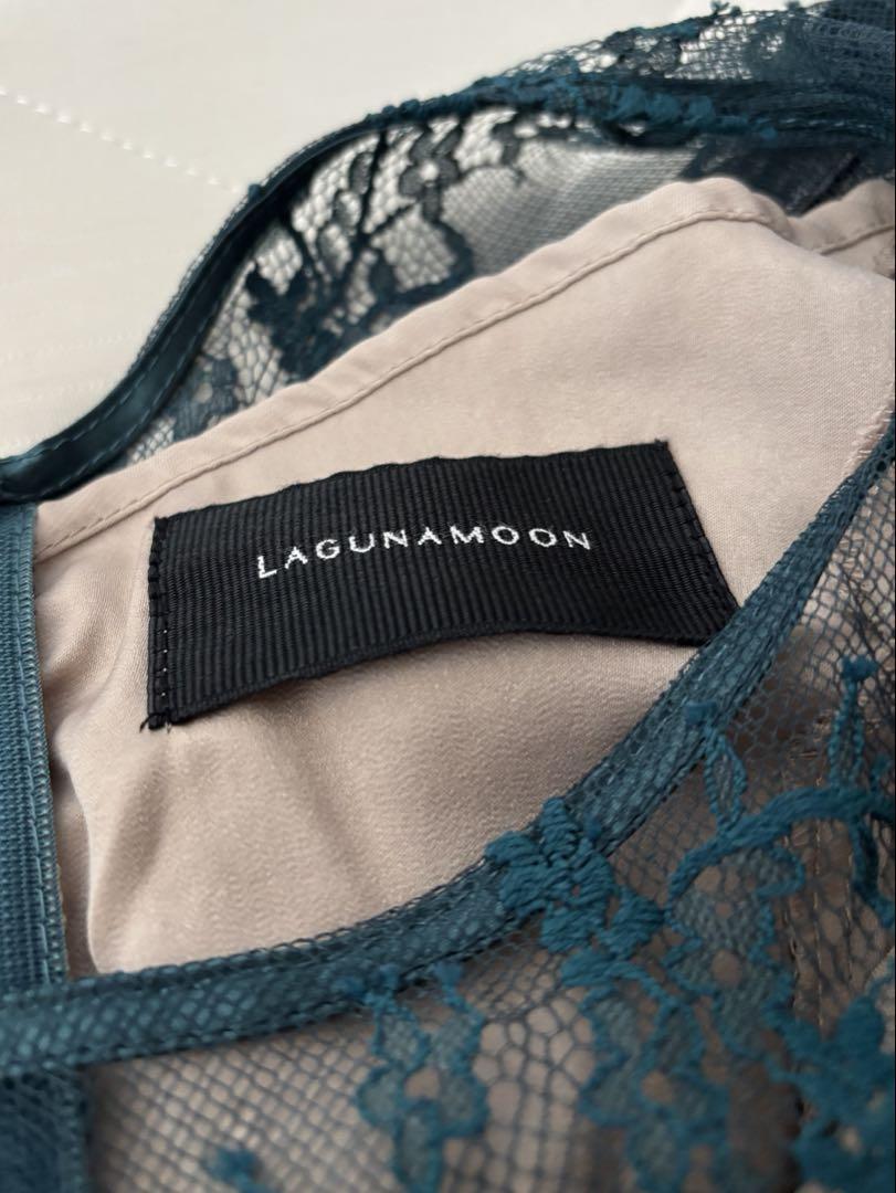 LAGUNAMOON LADYパネルレースワンピースSサイズ